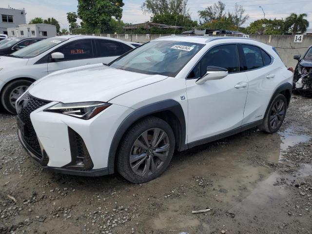 JTHU9JBH9K2017157 - 2019 LEXUS UX 250H WHITE photo 1