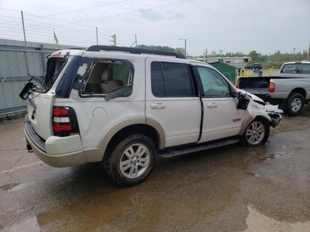 1FMEU64E88UA19527 - 2008 FORD EXPLORER EDDIE BAUER WHITE photo 3