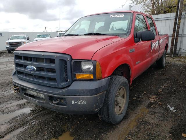 1FTSW21P87EB23010 - 2007 FORD F250 SUPER DUTY RED photo 1