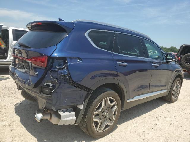 5NMS44ALXMH335639 - 2021 HYUNDAI SANTA FE LIMITED BLUE photo 3