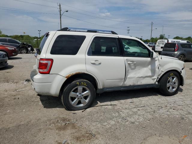 1FMCU9EG3BKC66210 - 2011 FORD ESCAPE LIMITED WHITE photo 3