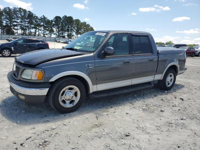 1FTRW07L83KD28457 - 2003 FORD F150 SUPERCREW GRAY photo 1