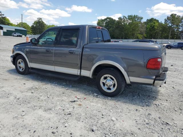 1FTRW07L83KD28457 - 2003 FORD F150 SUPERCREW GRAY photo 2