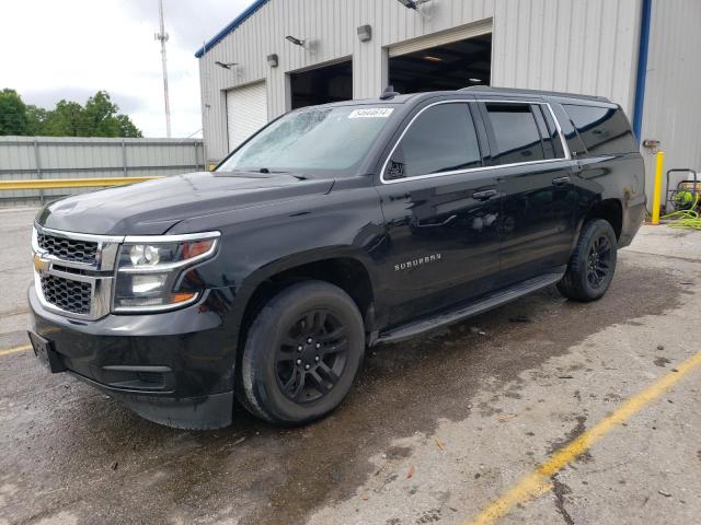 1GNSKHKC7JR112243 - 2018 CHEVROLET SUBURBAN K1500 LT BLACK photo 1