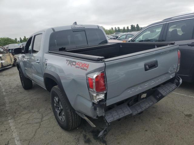 3TMCZ5AN2MM408478 - 2021 TOYOTA TACOMA DOUBLE CAB GRAY photo 2