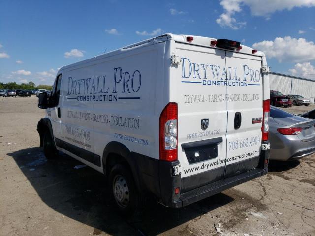 3C6TRVAG3KE555778 - 2019 RAM PROMASTER 1500 STANDARD WHITE photo 2