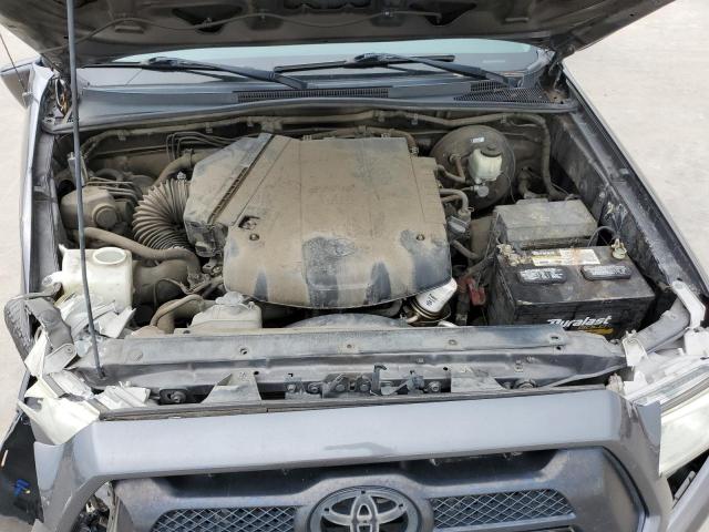 5TFJU4GN1FX080832 - 2015 TOYOTA TACOMA DOUBLE CAB PRERUNNER GRAY photo 11