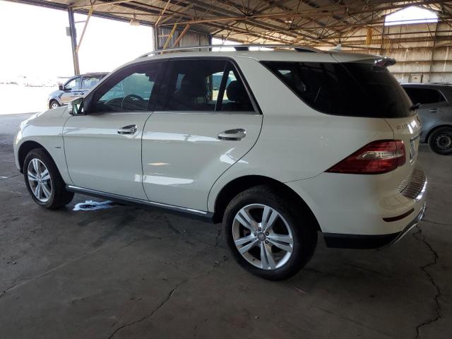 4JGDA5HB6CA087110 - 2012 MERCEDES-BENZ ML 350 4MATIC WHITE photo 2