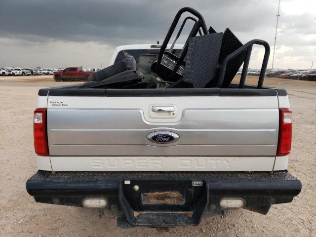 1FT8W3BT5EEA84160 - 2014 FORD F350 SUPER DUTY WHITE photo 6