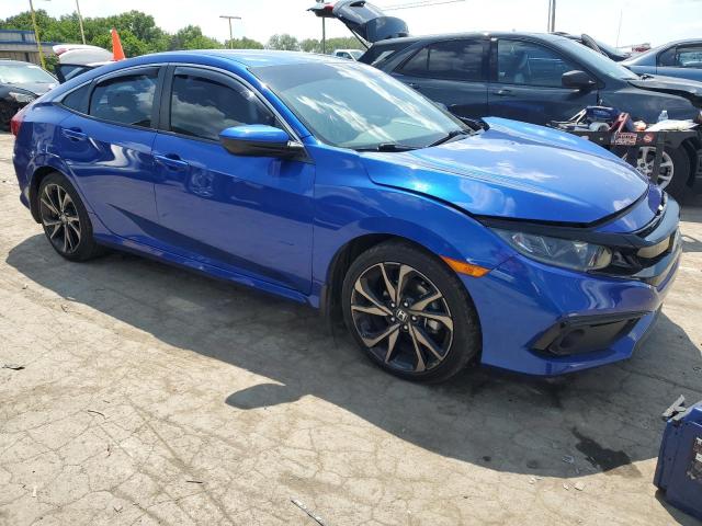 2HGFC2F82KH594293 - 2019 HONDA CIVIC SPORT 蓝色 照片 4
