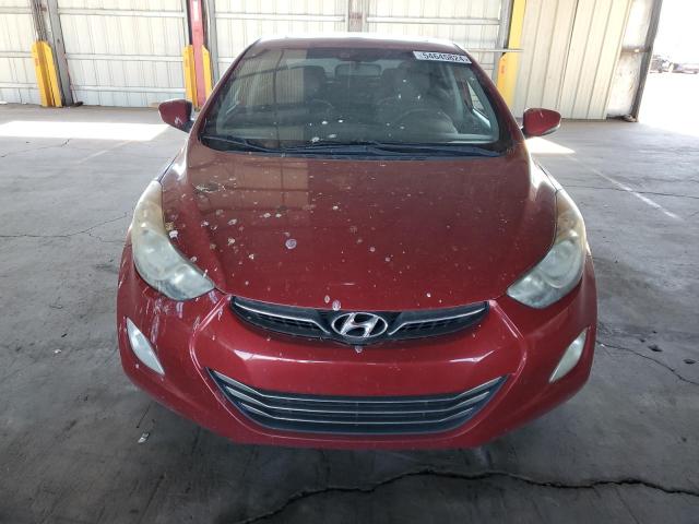 KMHDH4AE0CU220324 - 2012 HYUNDAI ELANTRA GLS RED photo 5