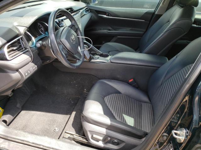 4T1B11HK6JU595363 - 2018 TOYOTA CAMRY L BLUE photo 7