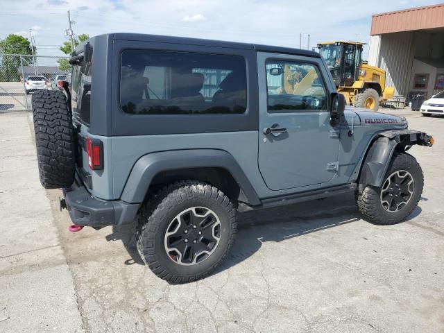 1C4BJWCG9EL308212 - 2014 JEEP WRANGLER RUBICON GRAY photo 3