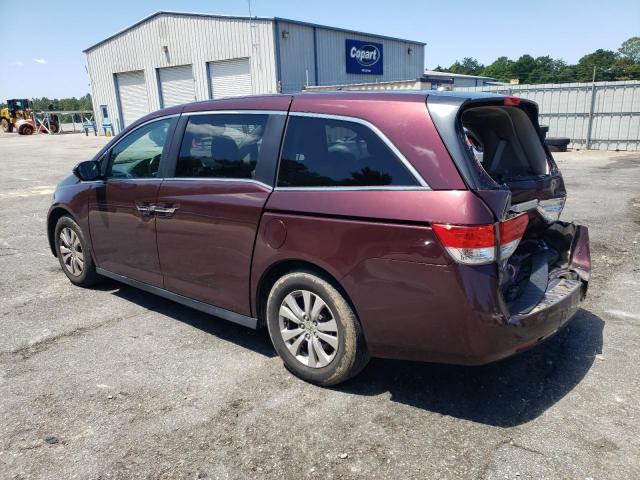 5FNRL5H68FB072109 - 2015 HONDA ODYSSEY EXL MAROON photo 2