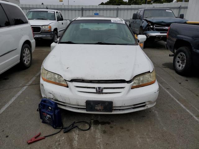 JHMCG66001C004714 - 2001 HONDA ACCORD EX WHITE photo 5