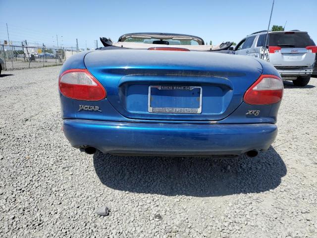 SAJGX2747VC009686 - 1997 JAGUAR XK8 BLUE photo 6
