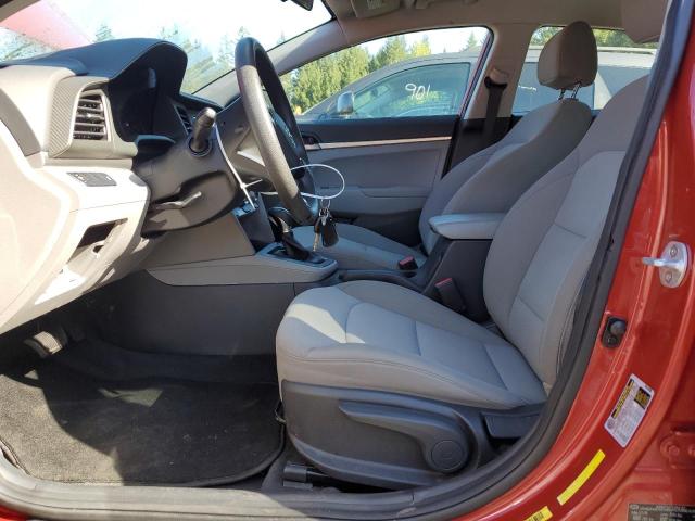 5NPD74LF0KH484780 - 2019 HYUNDAI ELANTRA SE RED photo 7