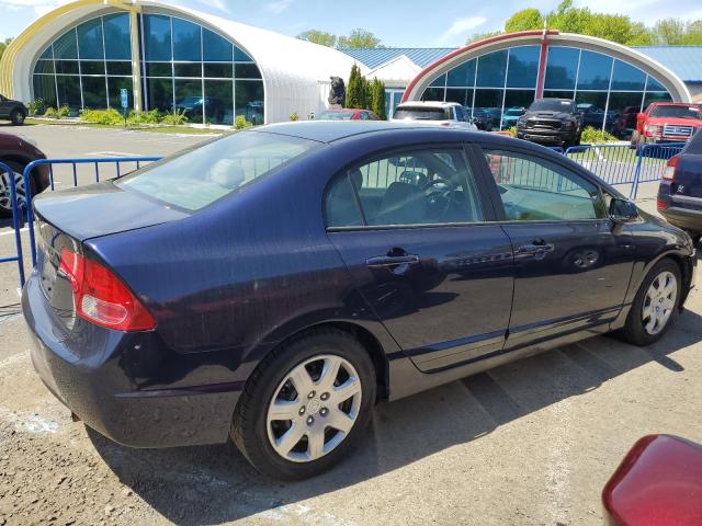 1HGFA16587L008437 - 2007 HONDA CIVIC LX BLUE photo 3