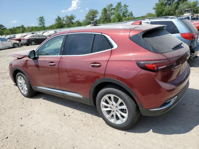 LRBFZMR47MD149368 - 2021 BUICK ENVISION PREFERRED BURGUNDY photo 2