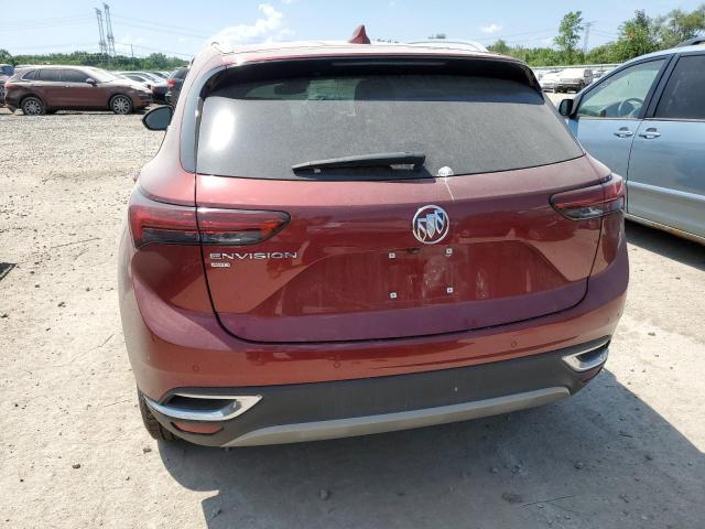 LRBFZMR47MD149368 - 2021 BUICK ENVISION PREFERRED BURGUNDY photo 6