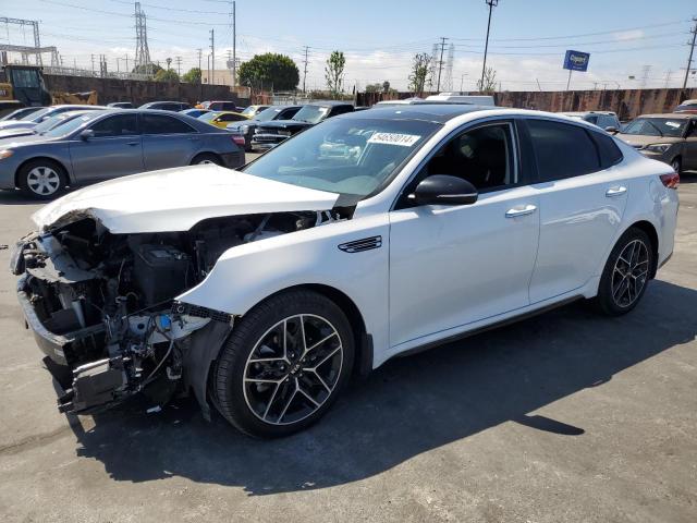 5XXGT4L36LG428810 - 2020 KIA OPTIMA LX WHITE photo 1