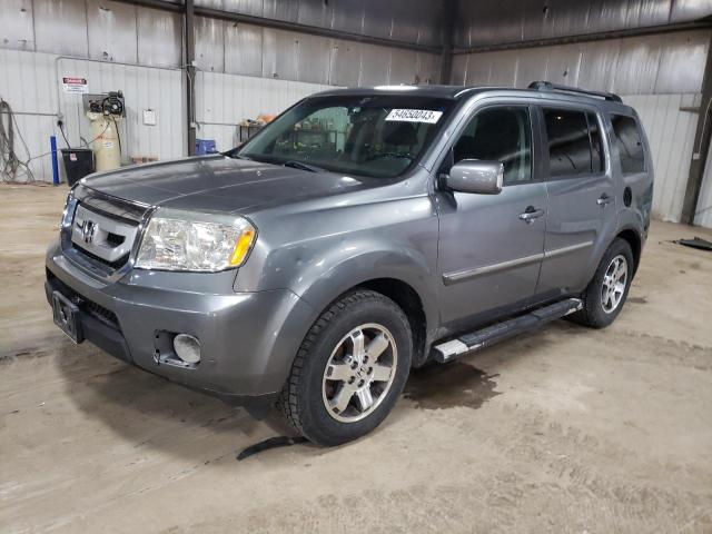 5FNYF489X9B025966 - 2009 HONDA PILOT TOURING GRAY photo 1