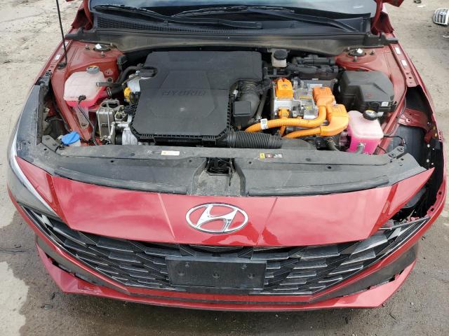 KMHLN4AJ3NU020798 - 2022 HYUNDAI ELANTRA LIMITED RED photo 11