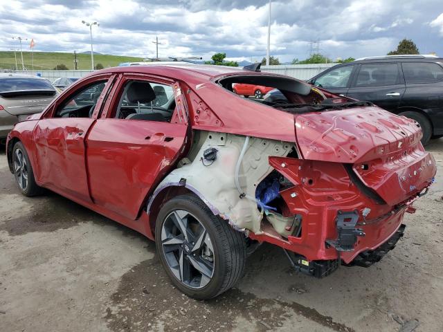 KMHLN4AJ3NU020798 - 2022 HYUNDAI ELANTRA LIMITED RED photo 2