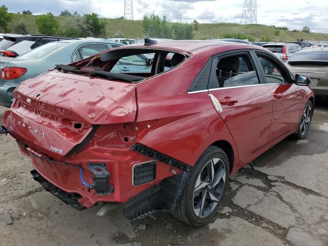 KMHLN4AJ3NU020798 - 2022 HYUNDAI ELANTRA LIMITED RED photo 3