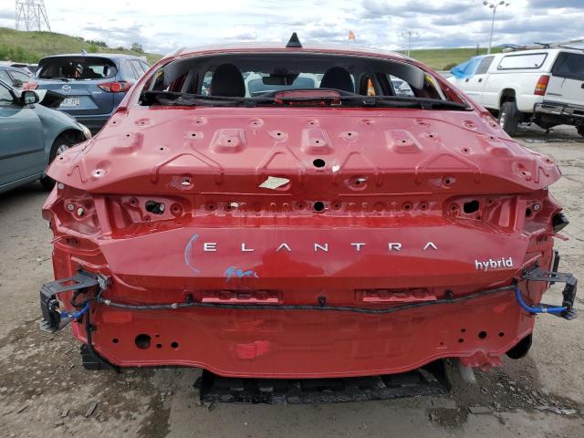 KMHLN4AJ3NU020798 - 2022 HYUNDAI ELANTRA LIMITED RED photo 6