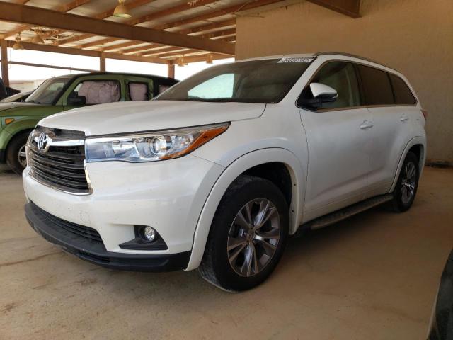 5TDKKRFH8FS102009 - 2015 TOYOTA HIGHLANDER XLE Ağ foto 1