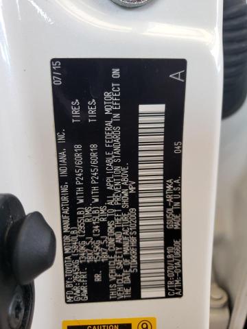 5TDKKRFH8FS102009 - 2015 TOYOTA HIGHLANDER XLE Ağ foto 12