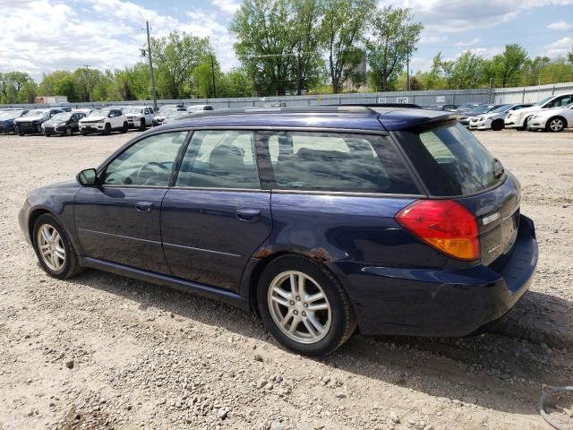 4S3BP616356312277 - 2005 SUBARU LEGACY 2.5I BLUE photo 2