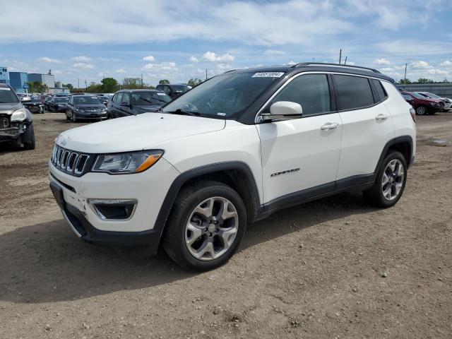 3C4NJDCB7LT228379 - 2020 JEEP COMPASS LIMITED WHITE photo 1