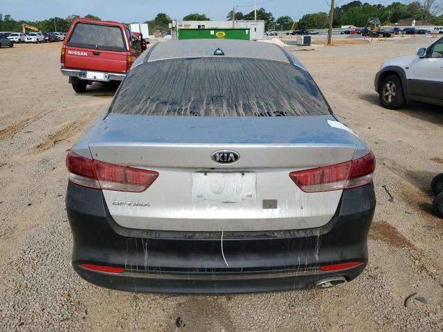 5XXGT4L32HG131086 - 2017 KIA OPTIMA LX SILVER photo 6