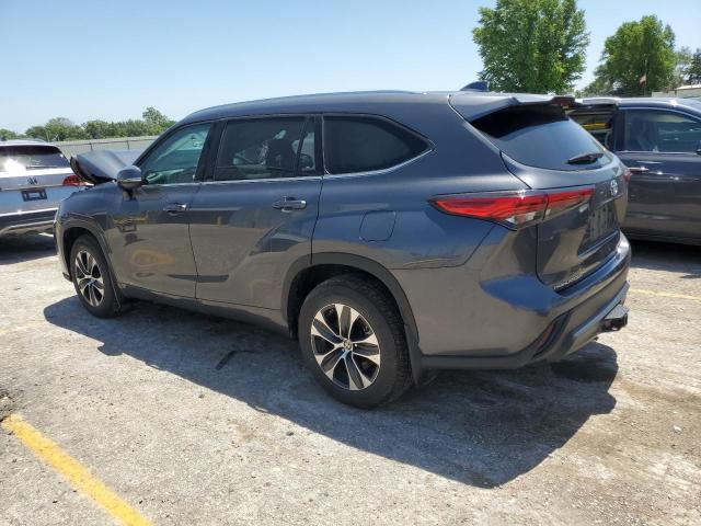5TDHZRBH7LS518706 - 2020 TOYOTA HIGHLANDER XLE GRAY photo 2