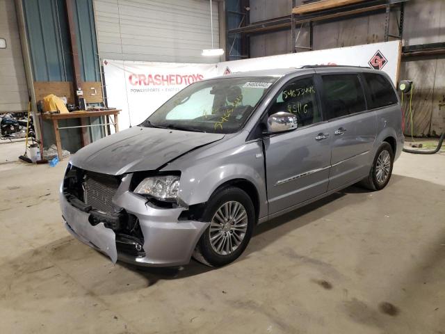 2C4RC1CG7ER461917 - 2014 CHRYSLER TOWN & COU TOURING L GRAY photo 1