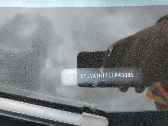 5YJSA1H11EFP43395 - 2014 TESLA MODEL S SILVER photo 12