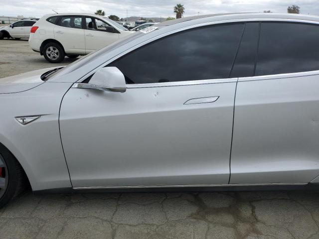 5YJSA1H11EFP43395 - 2014 TESLA MODEL S SILVER photo 7
