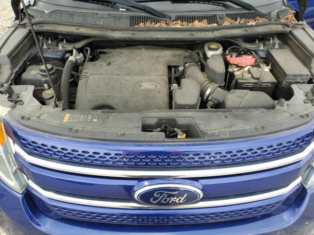 1FM5K8F84FGB45355 - 2015 FORD EXPLORER LIMITED BLUE photo 12