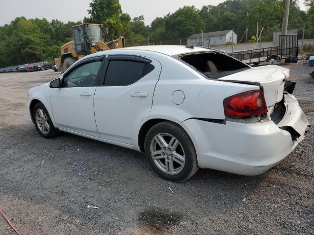 1C3CDZCB9DN625092 - 2013 DODGE AVENGER SXT WHITE photo 2