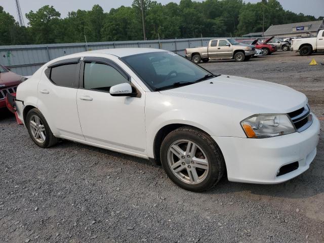 1C3CDZCB9DN625092 - 2013 DODGE AVENGER SXT WHITE photo 4