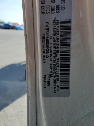 ZFBHRFAB8L6P36765 - 2020 RAM PROMASTER WHITE photo 12