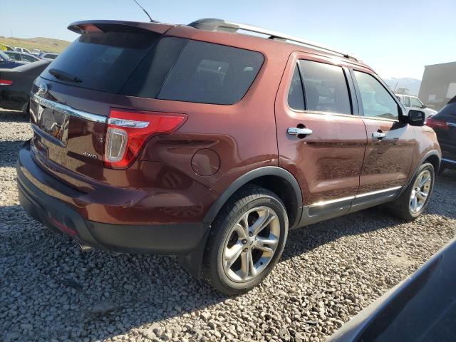 1FM5K8F81FGC13482 - 2015 FORD EXPLORER LIMITED BURGUNDY photo 3