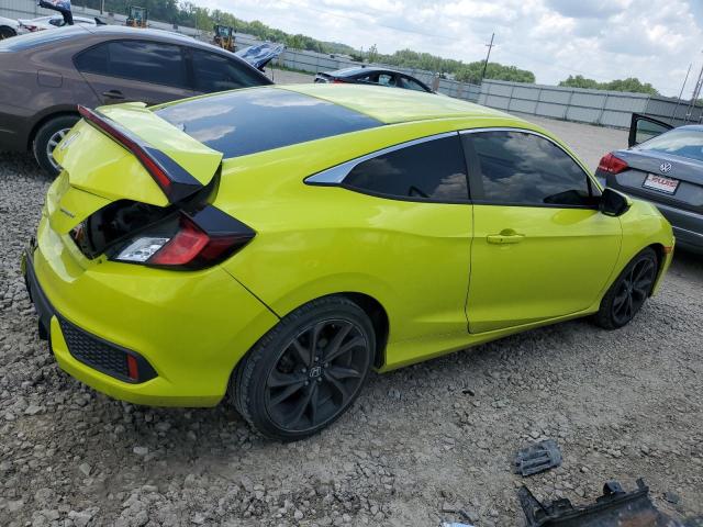 2HGFC4B80KH307325 - 2019 HONDA CIVIC SPORT 黄色 照片 3