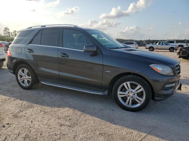 4JGDA5HBXCA036130 - 2012 MERCEDES-BENZ ML 350 4MATIC BLUE photo 4