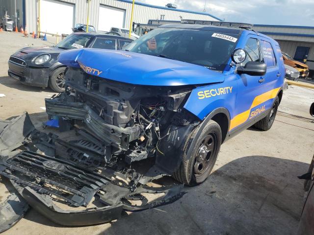 1FM5K8AR3KGA52918 - 2019 FORD EXPLORER POLICE INTERCEPTOR BLUE photo 1