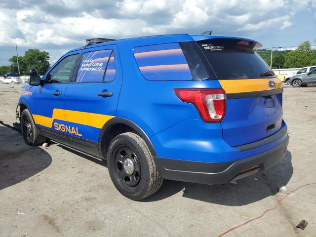 1FM5K8AR3KGA52918 - 2019 FORD EXPLORER POLICE INTERCEPTOR BLUE photo 2