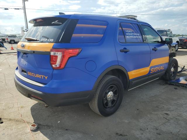 1FM5K8AR3KGA52918 - 2019 FORD EXPLORER POLICE INTERCEPTOR BLUE photo 3