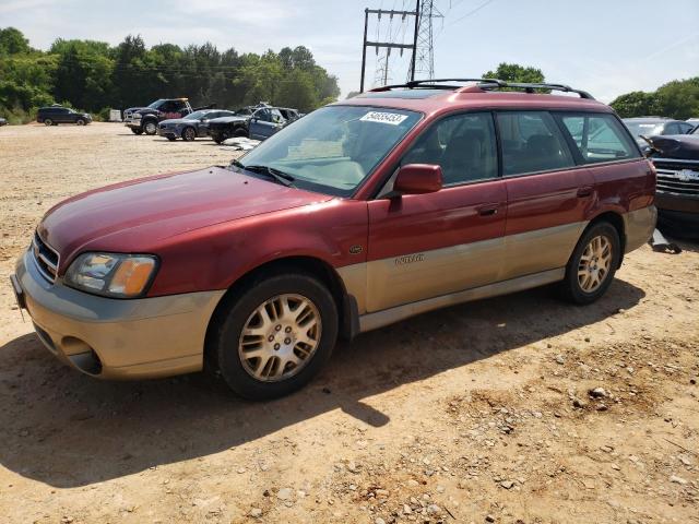 4S3BH806427632756 - 2002 SUBARU LEGACY OUTBACK H6 3.0 LL BEAN BURGUNDY photo 1